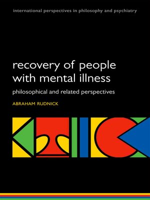 cover image of Recovery of People with Mental Illness